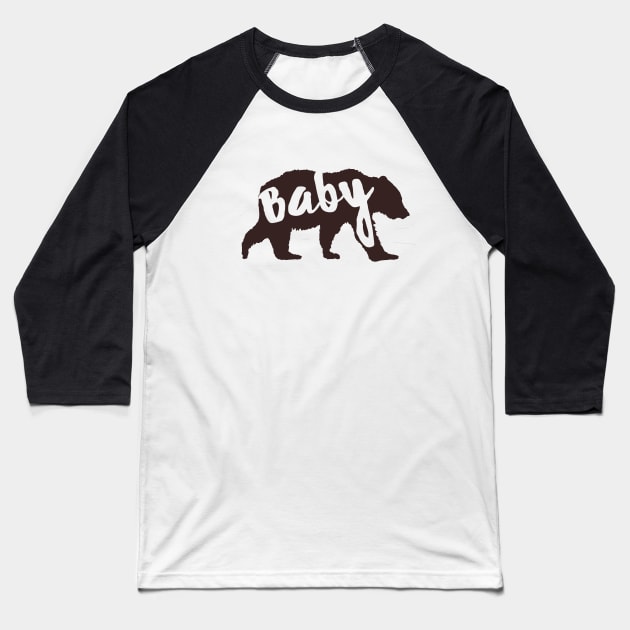 Baby Bear Baseball T-Shirt by Kyandii